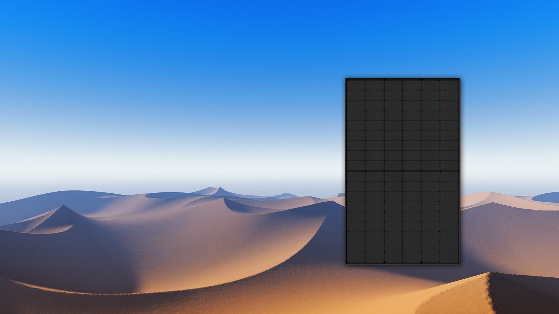 Tam Siyah PV Modül Güneş Panelleri